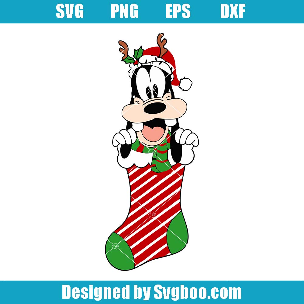 Mouse And Friend In Socks Christmas Svg, Xmas Reindeer Svg