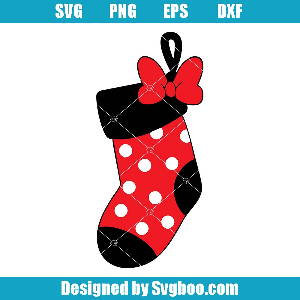Mouse And Friends Christmas Stockings Svg, Cute Christmas Socks Svg Mouse And Friends Christmas Stockings Svg