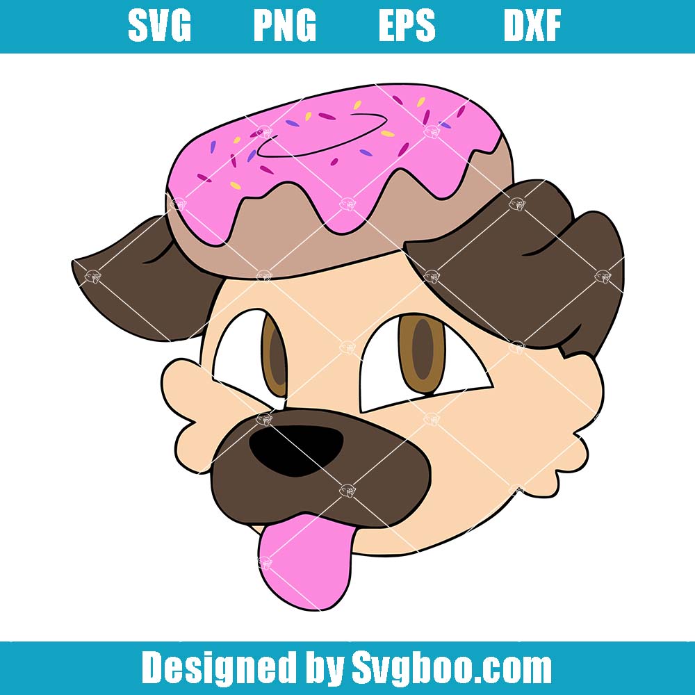 Puggos Pizzaria Svg, Funny Animals Svg, Cute Dog Face Svg Puggos Pizzaria Svg