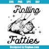Rolling Fatties Cat Svg
