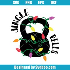 Workout Christmas Svg