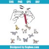 Antidepressant Dog Svg
