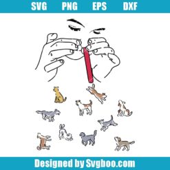 Antidepressant Dog Svg