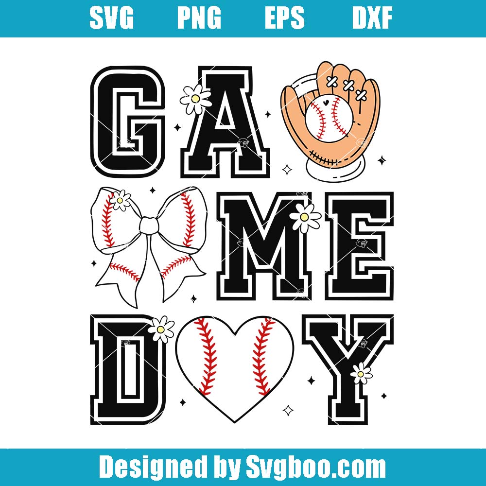 Baseball Game Day Svg, Baseball Mama Svg, Baseball Lover Svg Basketball Game Day Png