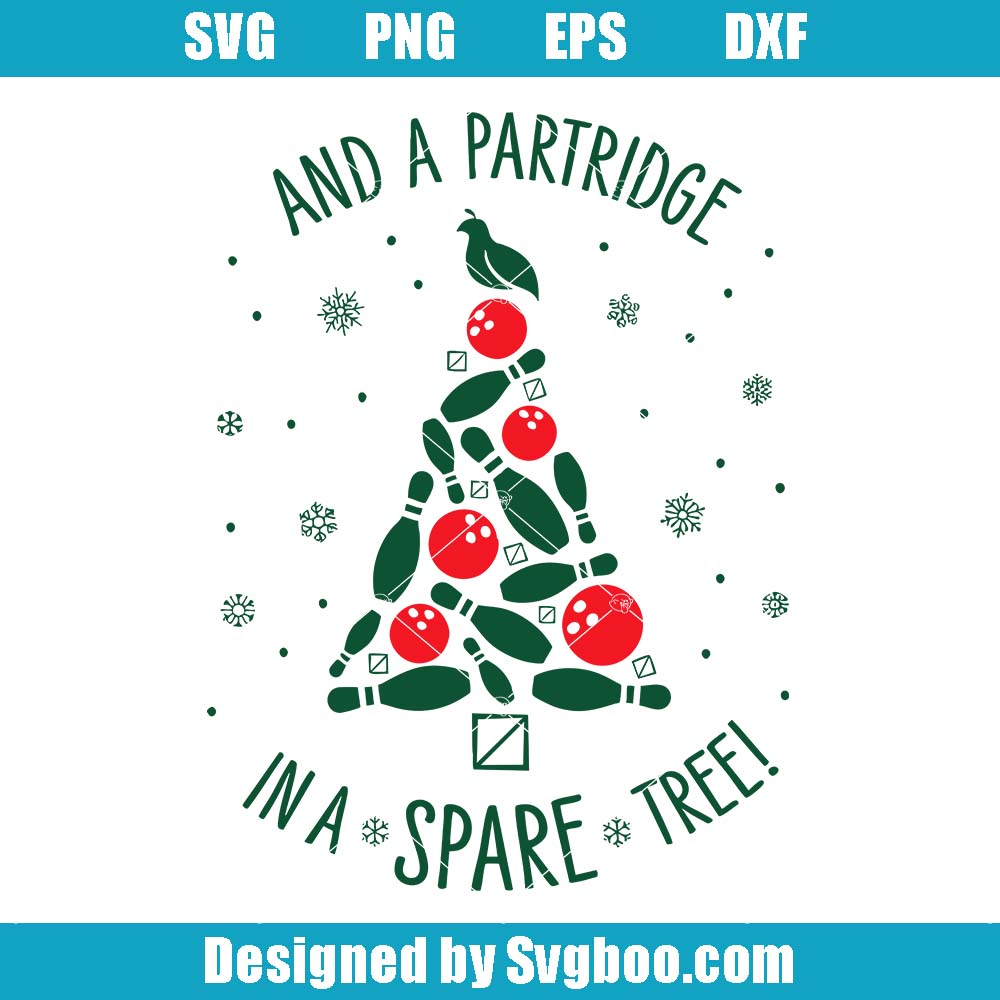 Christmas Bowling Svg, Christmas Bowler Svg, Funny Bowl Xmas Svg