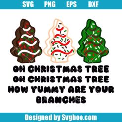 Christmas Tree Cakes Svg