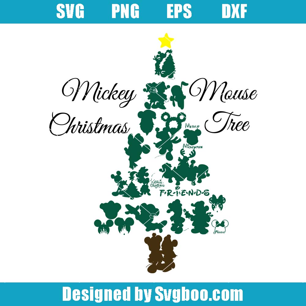 Christmas Tree Svg, Christmas Cute Character Svg, Merry Christmas Svg