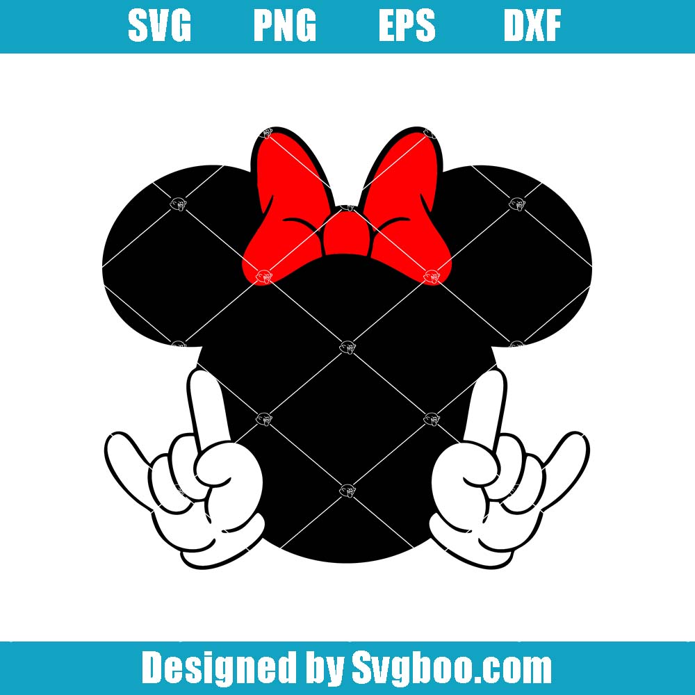 Disney Minnie Mouse Classic Svg, Disney Matching Couples Svg