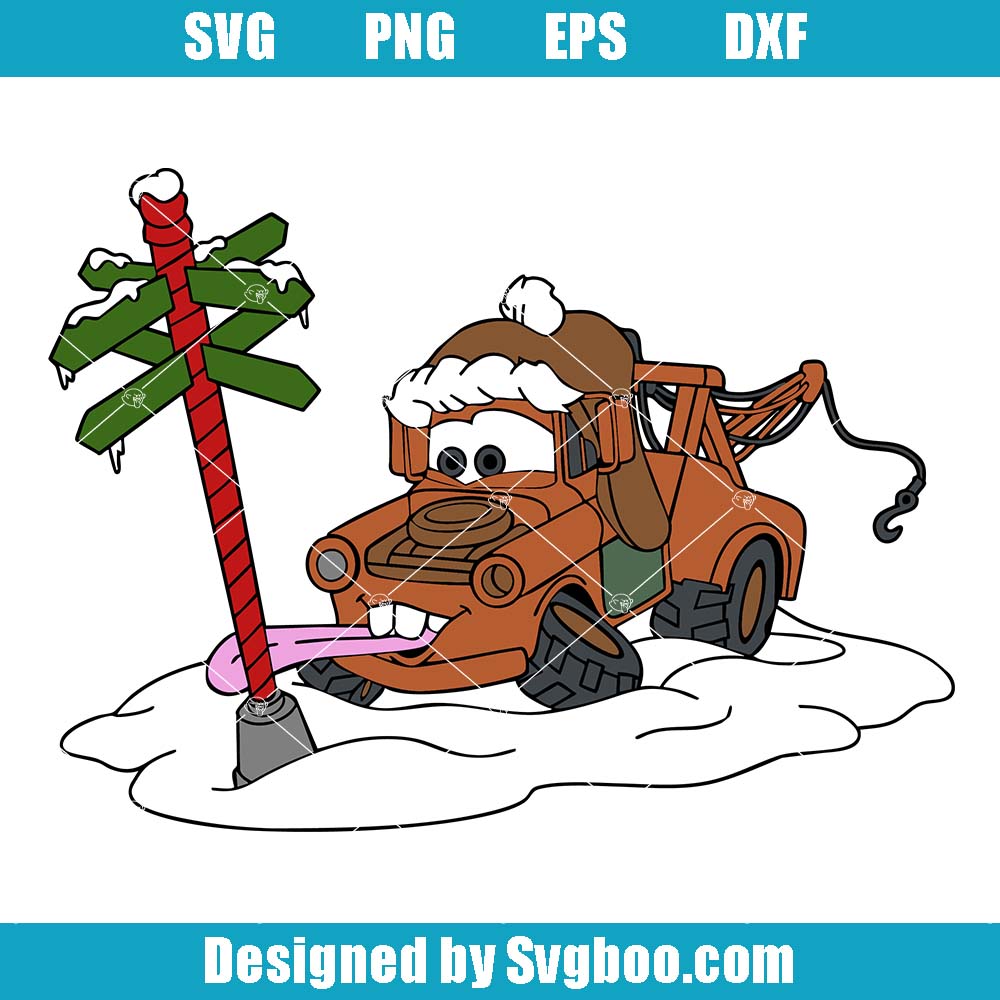 Disney Mode Tow Mater Svg, Disney Family Svg, Plus Size Svg