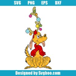 Grinch Max Dog Svg