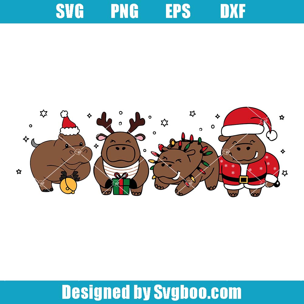 Moo Deng Comfort Colors Svg, Baby Pygmy Hippo Moo Deng Svg