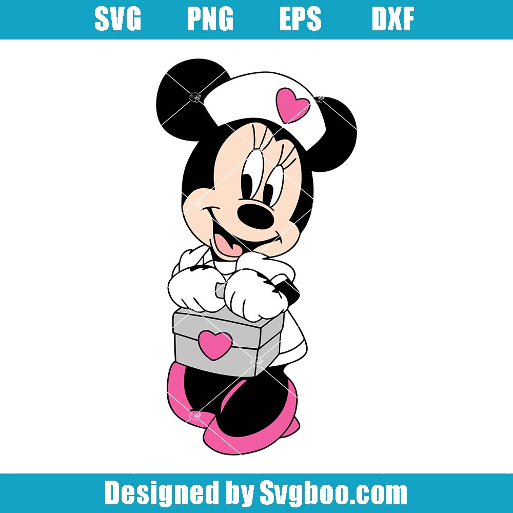 Nurse Mouse Svg, Funny Mickey Mouse Svg, Disneyland Svg