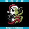 Split Face Christmas Svg