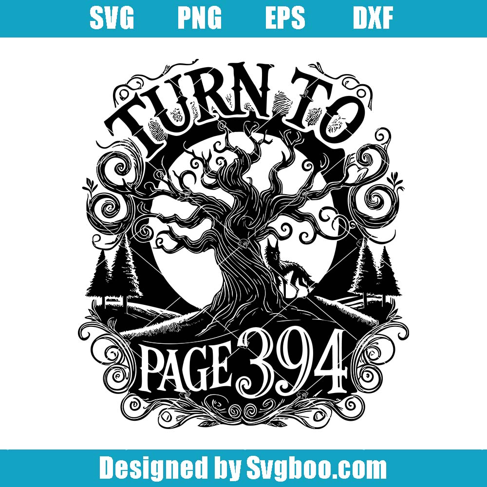 Turn To Page 394 Svg, Professor Snape Wizard Svg, DIY Projects Svg