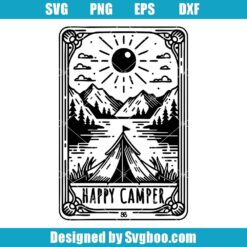 Happy Camper Tarot Svg