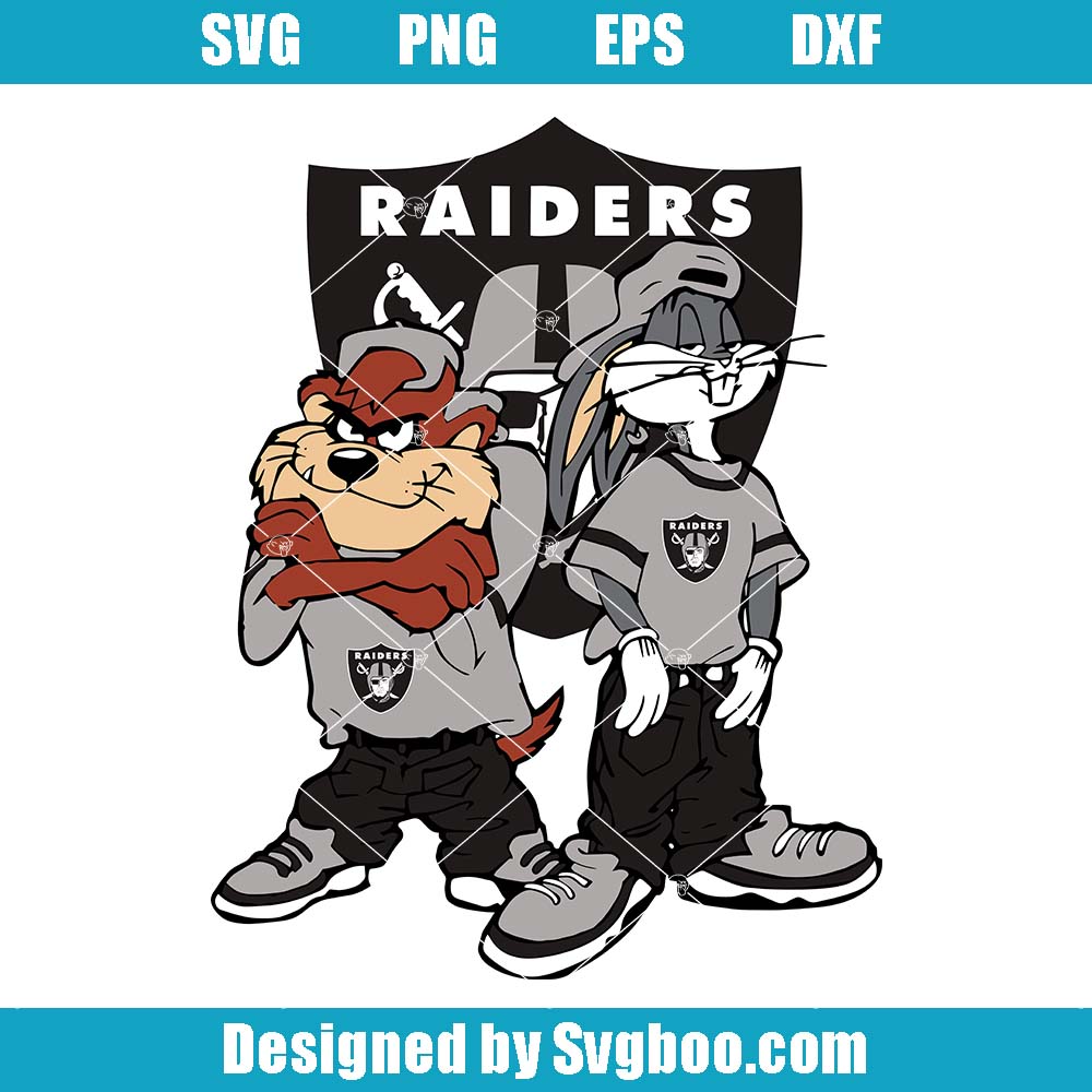 Looney Tunes Hip Hop Las Vegas Raiders Svg, Las Vegas Raiders Svg