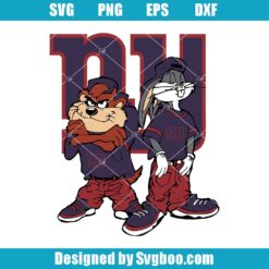 Looney Tunes Hip Hop New York Giants Svg