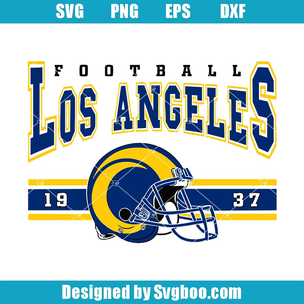 Los Angeles Football Svg, Game Day Svg, Los Angeles Logo Svg