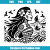 Moana Mandala Princess Svg