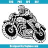 Motorcycle Typography Art Svg