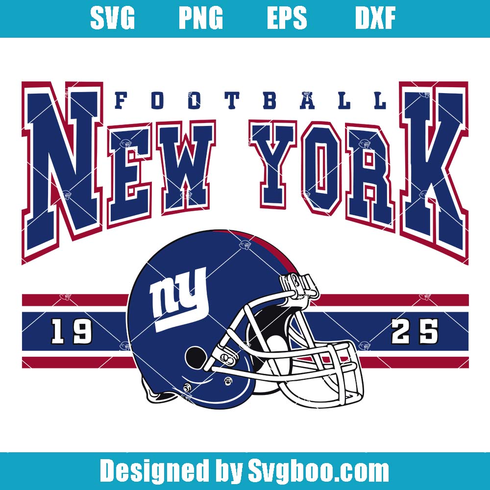 New Football York Logo Svg, Game Day Svg, New York Logo Svg