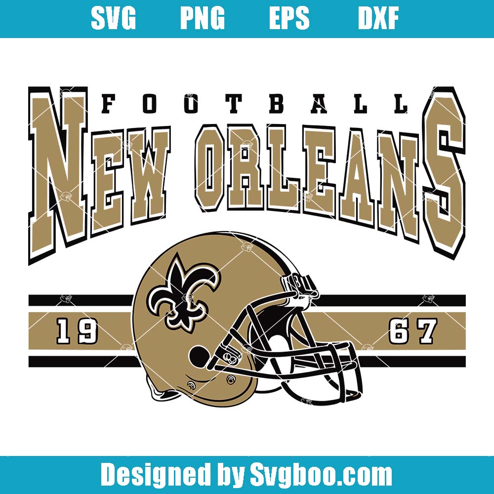 New Orleans Football Logo Svg, Football New Orleans Svg, Game Day Svg