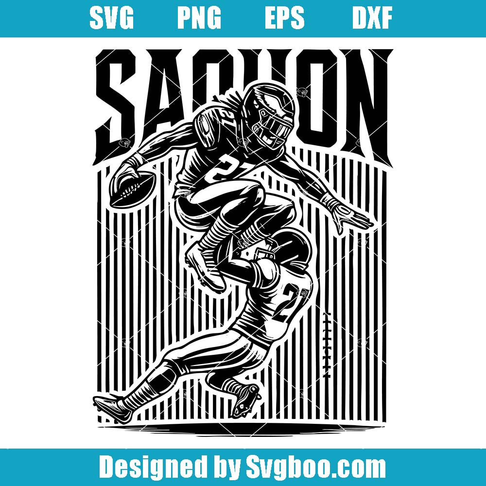 Philadelphia Eagles Svg, Saquon Barkley Svg, Philadelphia Football Svg