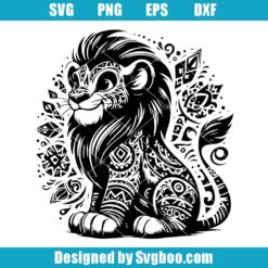 Simba Mandala Svg