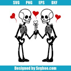 Skeleton Love Svg
