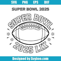 Super Bowl 2025 Svg