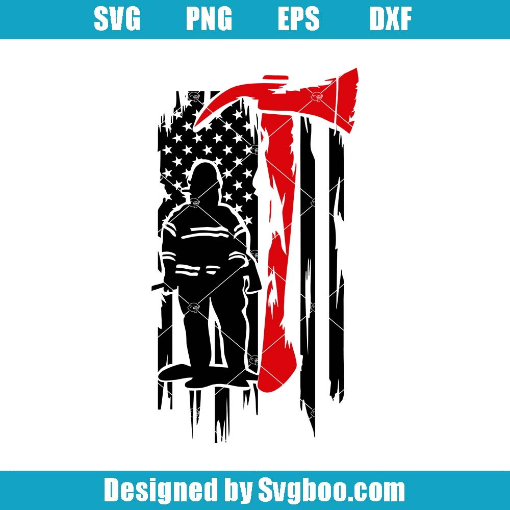 US Fire Fighter Scene Svg, Fire Fighter Svg, Rescue Team Svg US Fire Fighter Scene Svg
