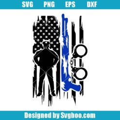 US Police Man Svg