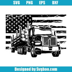 USA Truck Svg
