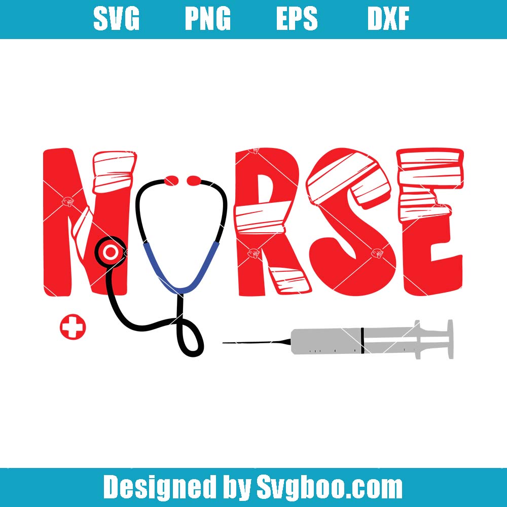 Valentine's Day Nurse Svg, Nurse Valentine Svg, Valentine Nursing Gift