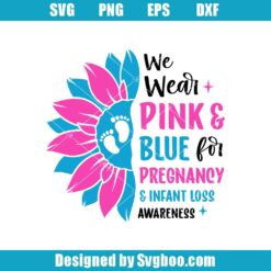 We Wear Pink And Blue Svg