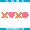 XOXO Concha Heart Svg
