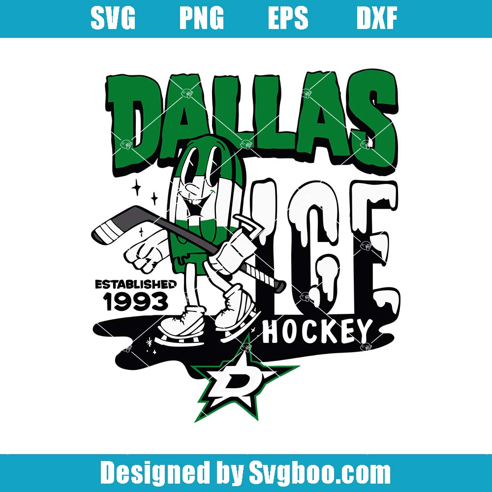 Youth Dallas Stars Svg, Mitchell And Ness Svg, Hockey NHL Svg