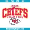 2025 Chiefs Champion Svg