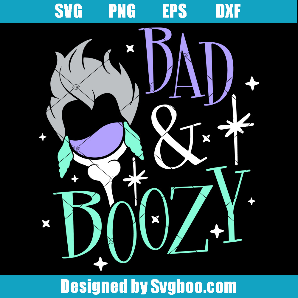 Bad And Boozy Svg, Bad Girls Drinking Club Svg, Wicked Wasted Svg