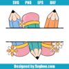 Cute Pencil Name Frame Svg