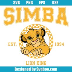 Disney Simba Svg