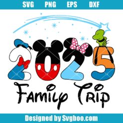 Family Trip 2025 Svg