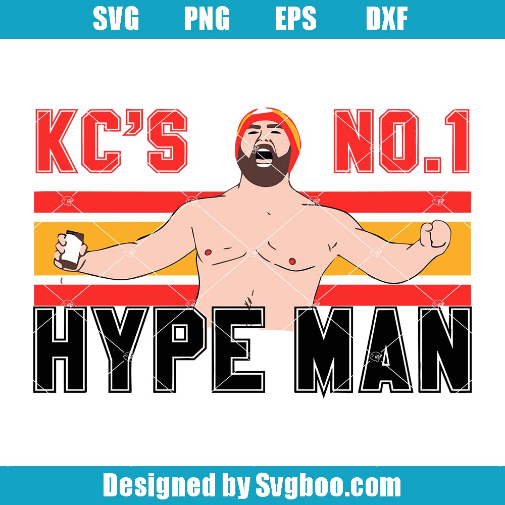 Hype Man Kansas Svg, Kansas City Football Svg, Kansas City Svg
