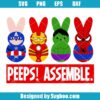 Peeps Assemble Easter Svg