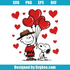 Snoopy Valentines Svg