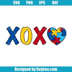 Xoxo Autism Svg