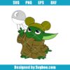 Baby Yoda At Disneyland Svg