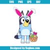 Bluey Happy Easter Egg Svg