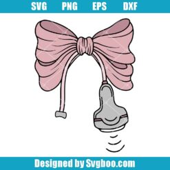 Coquette Ultrasound Bow Svg