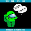 Cute Among Us St Patrick Day Svg